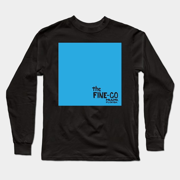 The Blue Fine-Co Long Sleeve T-Shirt by Fine-co